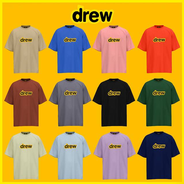 The correct version of Drew House's classic smiley face short-sleeved shirt, DD