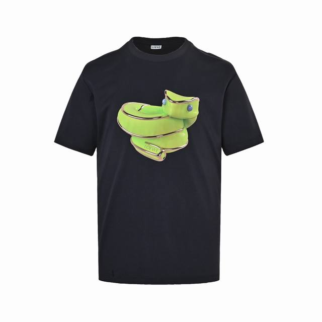 Loewe 25Ss Limited Edition Year of the Snake Print Short Sleeve For the Year of