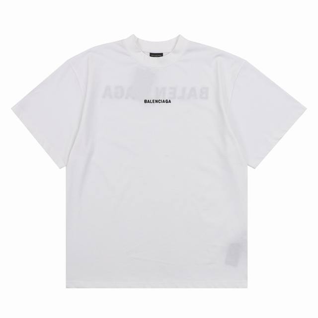 Balenciaga Paris family letter front and back embroidered short sleeve Size: 1-4