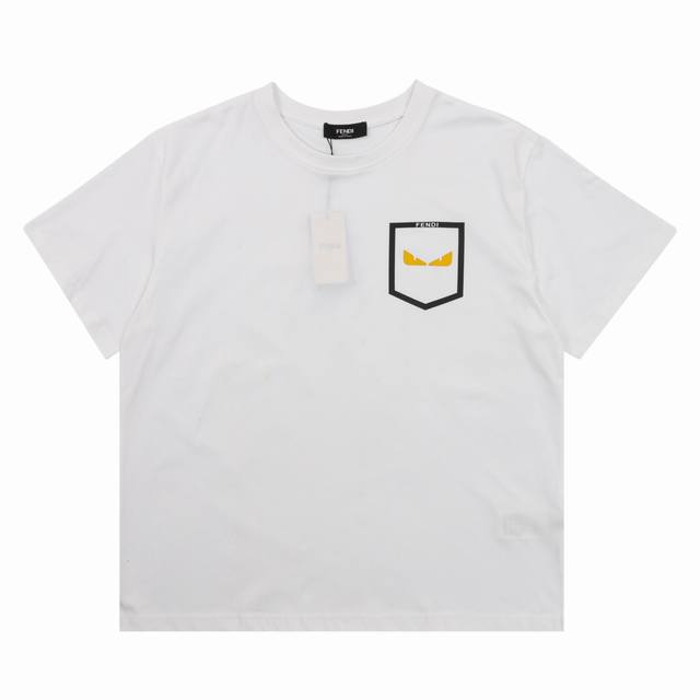 Fendi Fendi laminated monster short-sleeved T-shirt Size: SL DDD