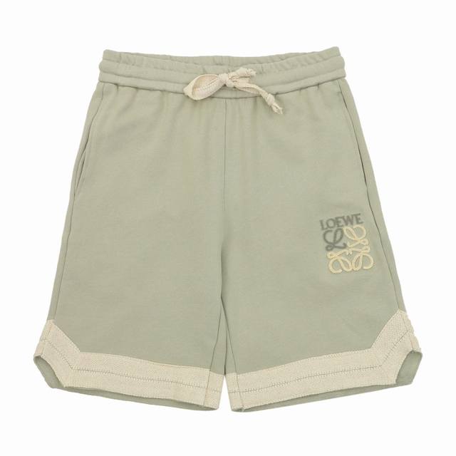 Loewe colorblock braided ribbon embroidered shorts Size: Xs-L DDD