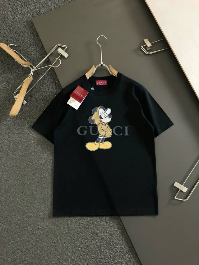 Gujia's 2025 Spring/Summer new release! High-end custom short-sleeved round neck