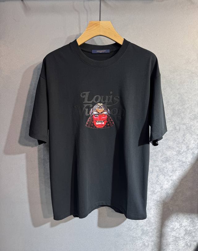 Lv Louis Vuitton 25Ss new spring/summer short-sleeved top, the highest version,