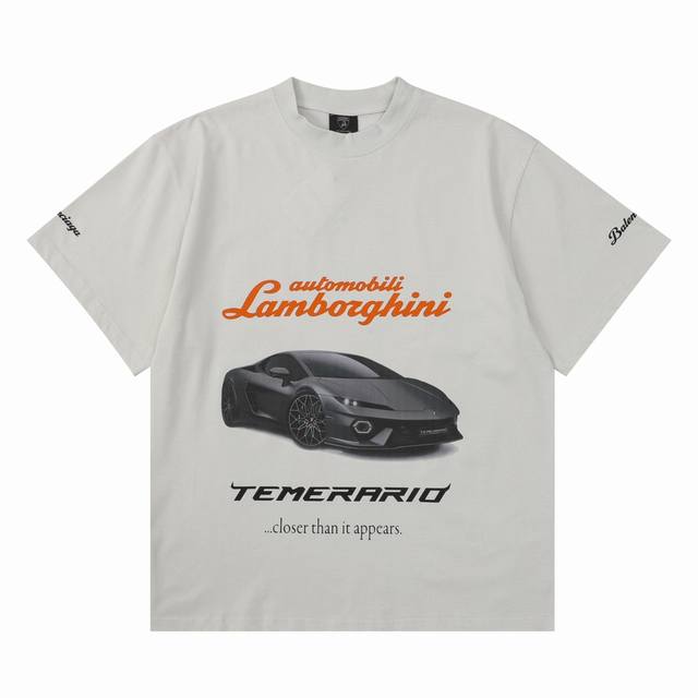 Balenciaga Lamborghini racing short-sleeved Size: 1-4 DDD