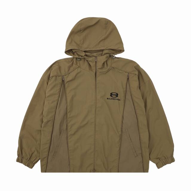 Balenciaga Paris family letter embroidered zipper hooded jacket Size: Xs-L DDD