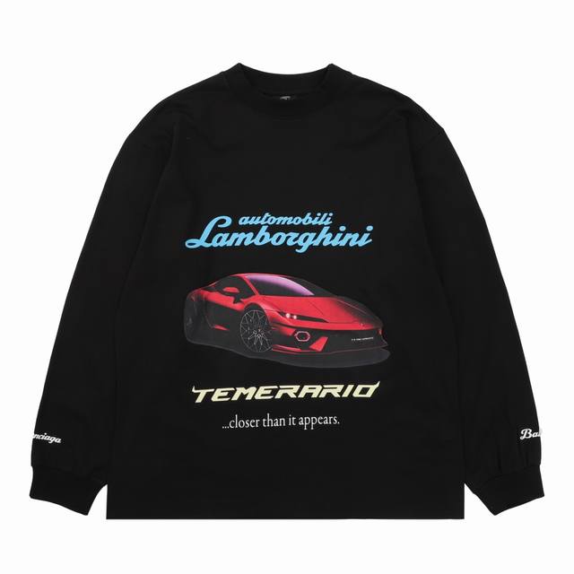 Balenciaga Lamborghini Racing Long Sleeve Size: 1-4 DDD