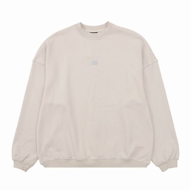 Balenciaga reflective print crew neck sweatshirt Size: SL DDD
