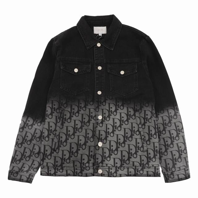 Dior Dior monogram gradient denim long-sleeved jacket Size: S-Xl DDD