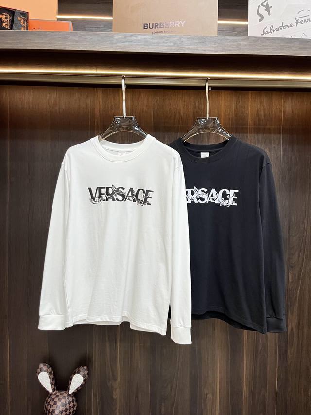 Hot-selling Versace autumn and winter new Versace round neck long-sleeved bottom