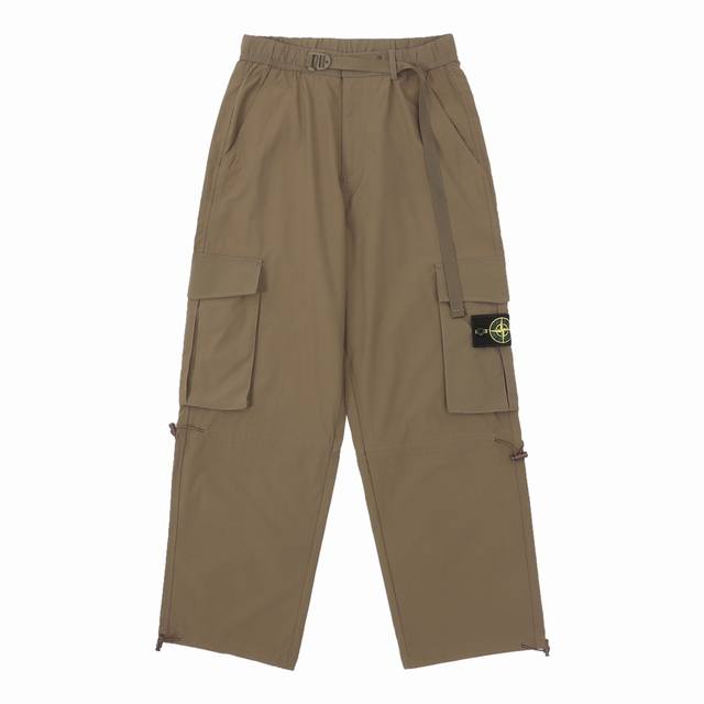 Stone Island multi-pocket woven outdoor work trousers, Size: S-Xl DDD