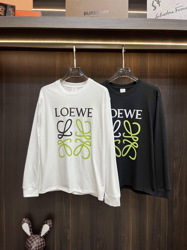 Hot-selling Loewe autumn and winter new Loewe round neck long-sleeved bottom, p