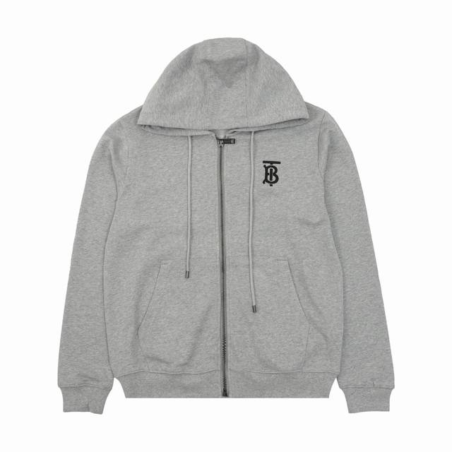 Burberry Burberry logo chest check hooded zip-up sweatshirt Size: S-Xl DDD