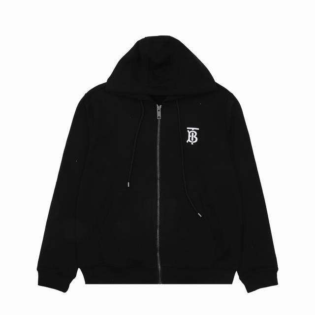 Burberry Burberry chest logo check hooded zip-up sweatshirt Size: S-Xl DDD