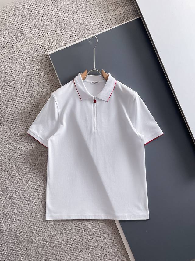 New Arrival Kiton 2025Ss Summer Men's Logo Lapel Polo Shirt! A classic business