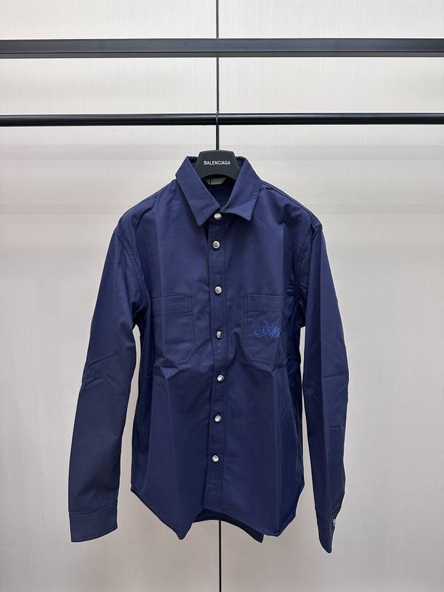 Dior Hamilton Collaboration Pocket Embroidered Shirt From the Dior and Lewis Ham