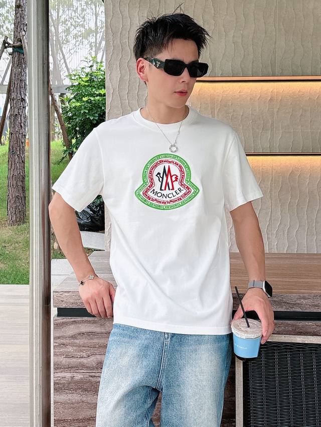 Moncler exclusive supply of new original men's casual short-sleeved high-end cus