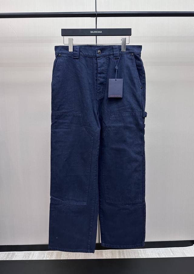 Louis Vuitton Dyed Embossed Jeans These jeans are garment-dyed for a washed, vin