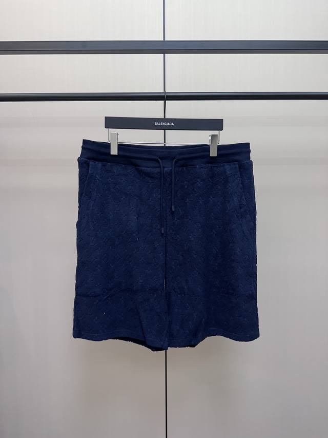 Louis Vuitton all-over printed terry shorts Terry straight-leg casual shorts, wi
