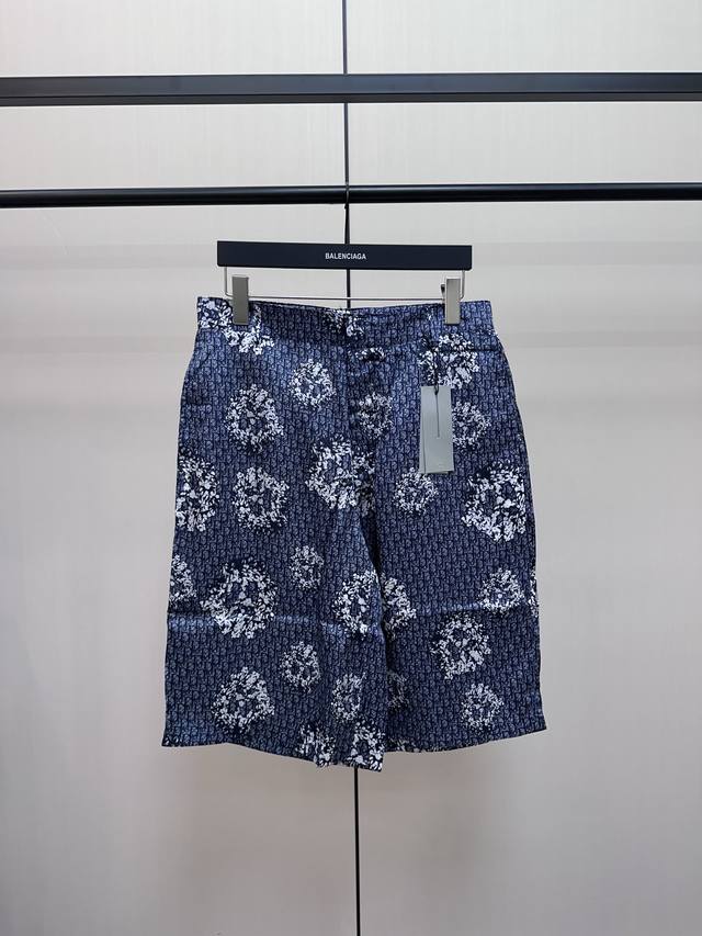Dior Allover Floral Silk Shorts These new Spring/Summer shorts from the Dior Tea