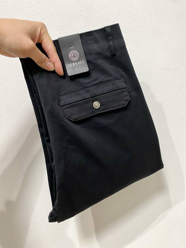 Versace casual pants and suit pants 2025Ss spring and summer new high-end custom