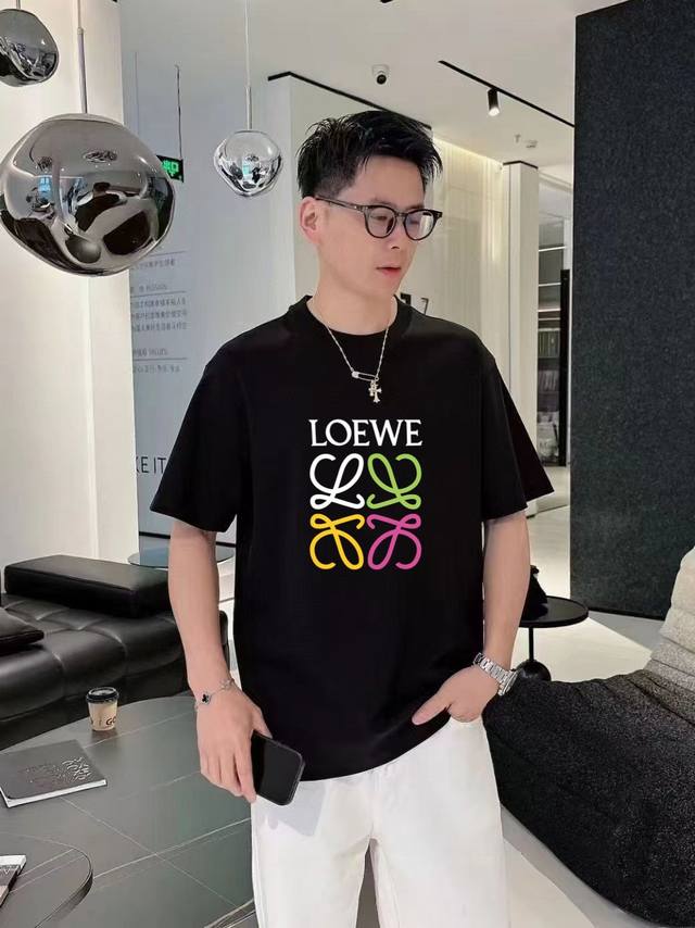 Loewe's Short Sleeve Collection Season: Spring/Summer 2025 Colors: Black, White,