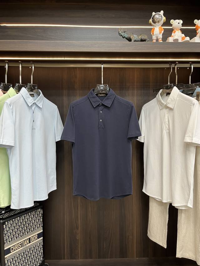 Featured: Lp's new curved hem polo shirt in seven colors. This shirt-collar pol
