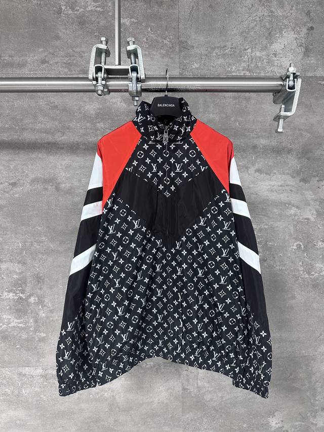 Lv Louis Vuitton 25Ss new Nigo co-branded full-print logo patchwork color-blocke