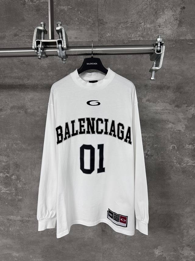 Blcg 25Ss Paris Saint-Germain 01 jersey, numbered, round-neck, long-sleeved, whi