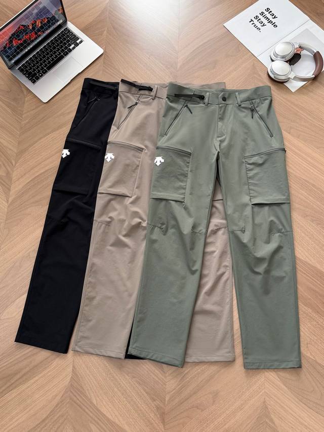 9955# Descente trousers men's outdoor casual sports trousers imported fabric! Th