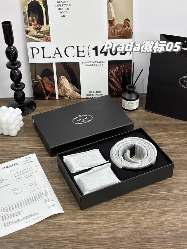 box, a rare and precious gift for Qixi Festival! Authentic Prada men's double-b