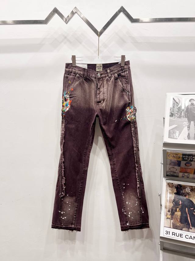 Style: C079 Gallery Dept #La Flare Carpenter Pants Roddy Ricch ink-washed flare