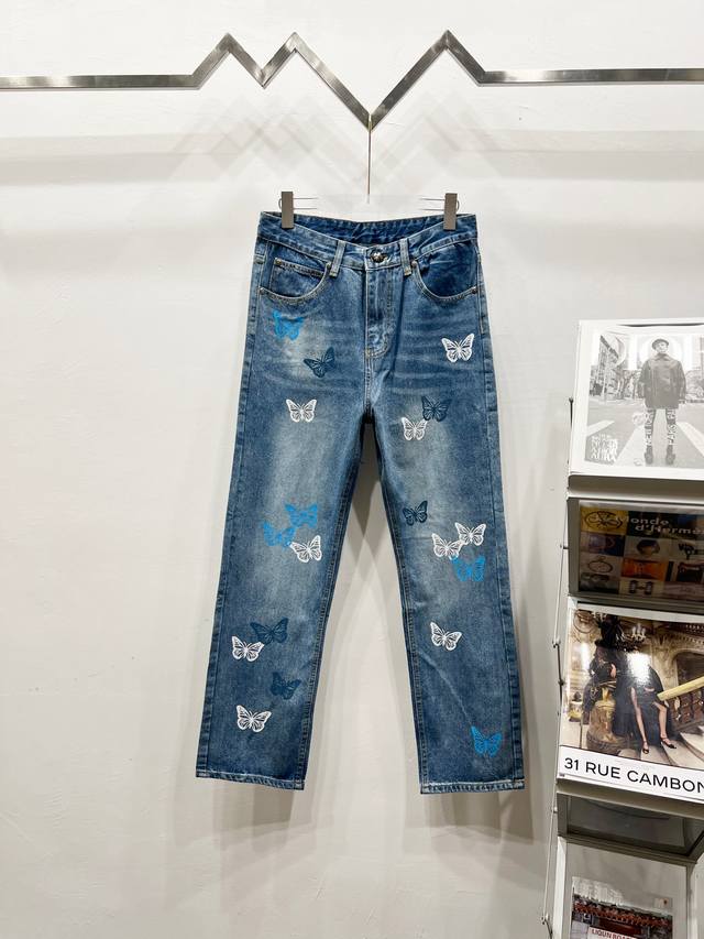 Style No.: K1420 Chrome Hearts 2025 new tri-color butterfly print couple's wash