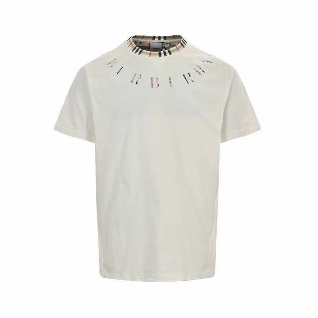 Refined photos and worry-free after-sales service Burberry 24Ss plaid collar wit