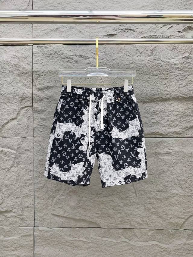 Lv 2025Ss Spring/Summer new original counter casual shorts, a luxury classic bra