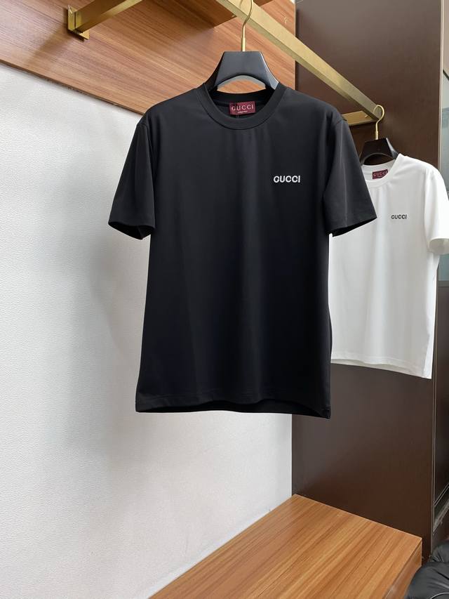 Gucci 25Ss early spring new versatile short-sleeved T-shirt, custom-made from 60