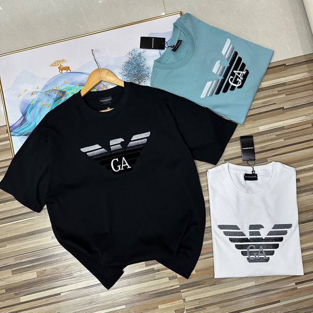 New Armani Ga Invincible Edition! New couple's style, unisex men's short-sleeve