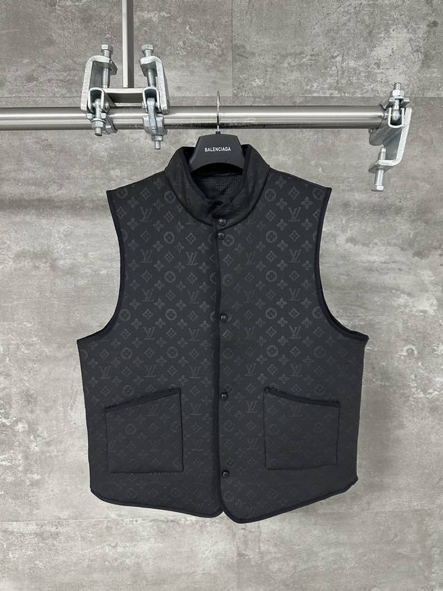 Lv Louis Vuitton 2025Ss Early Autumn New Jacquard Suit Double-sided Vest, Custom