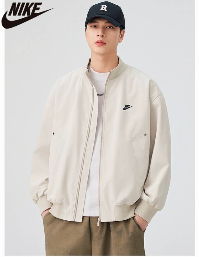 Nike's new autumn style, a stand-up collar, a versatile casual thin jacket for b