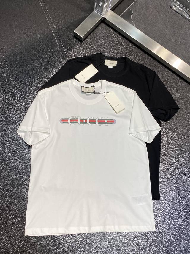 Gucci exclusive new original men's casual short-sleeved shirt, high-end custom h