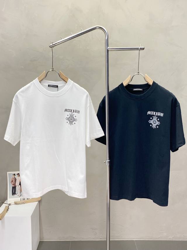 Chrome Hearts exclusive new original men's casual short-sleeved high-end customi