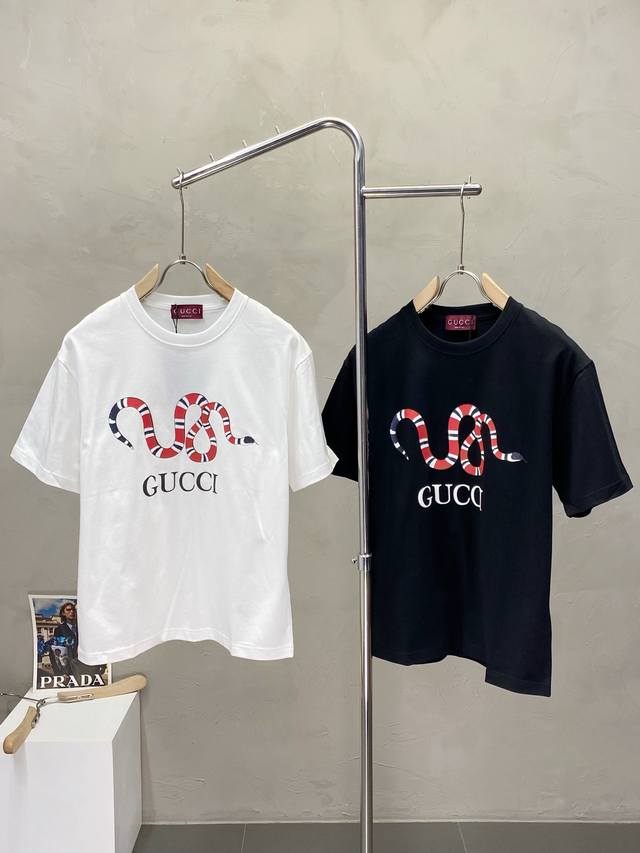 Gucci exclusive supply of new original men's casual short-sleeved shirts, high-e