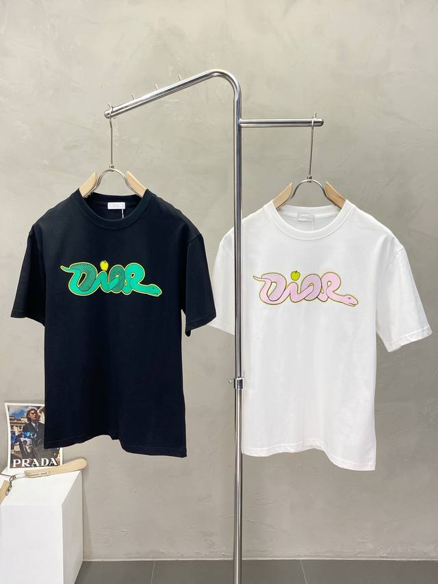 Dior exclusive new original men's casual short-sleeved high-end customization hi