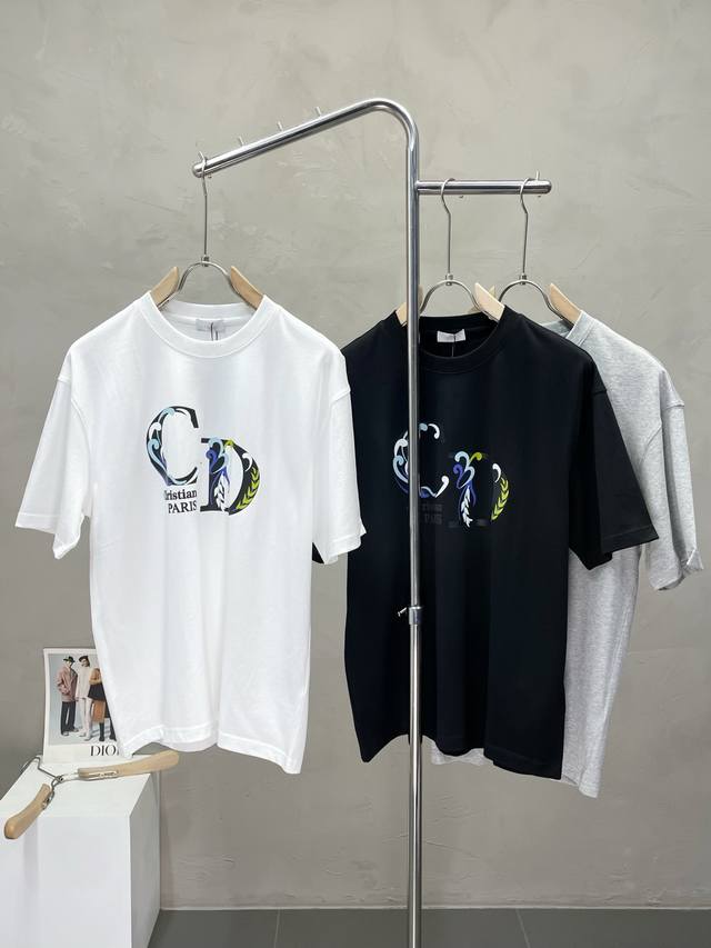 Dior exclusive new original men's casual short-sleeved high-end customization hi
