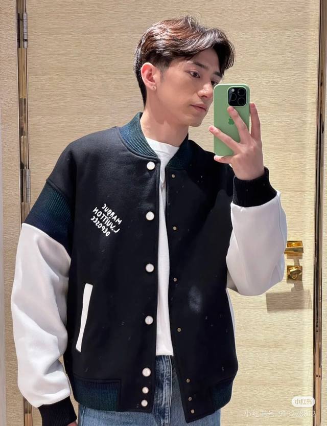 For Louis Vuitton LV catwalk baseball jacket DDD. After a month of ordering the