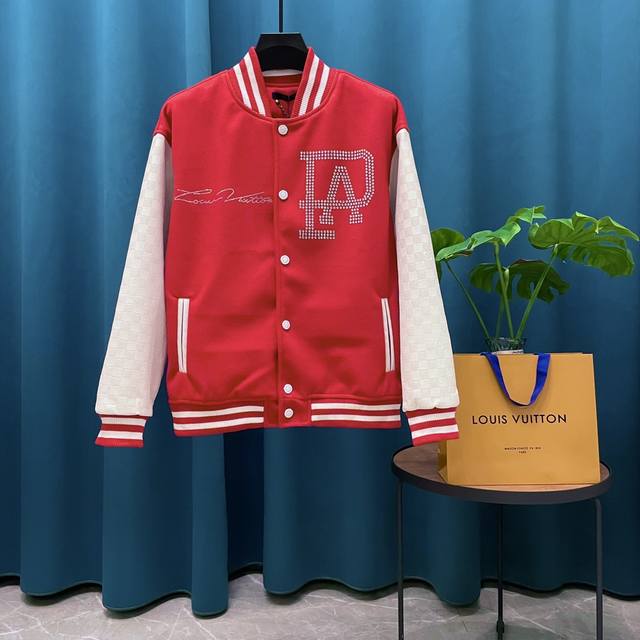 For DDD, this Louis Vuitton LV runway-inspired pearl baseball jacket is finally
