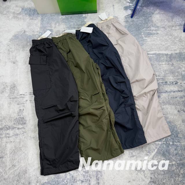 Nanamica Cargo Deck Pants, Japanese-style Nanami 25Ss retro multi-pocket waterp