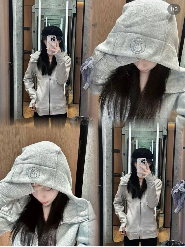 Model Image Lululemon Scuba Series Full-Zip Slim-Fit Zipper Jacket with Original