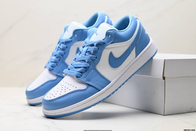 Authentic Nike Air Jordan 1 Low Aj1 Qiao 1 low-top casual sneakers synchronized
