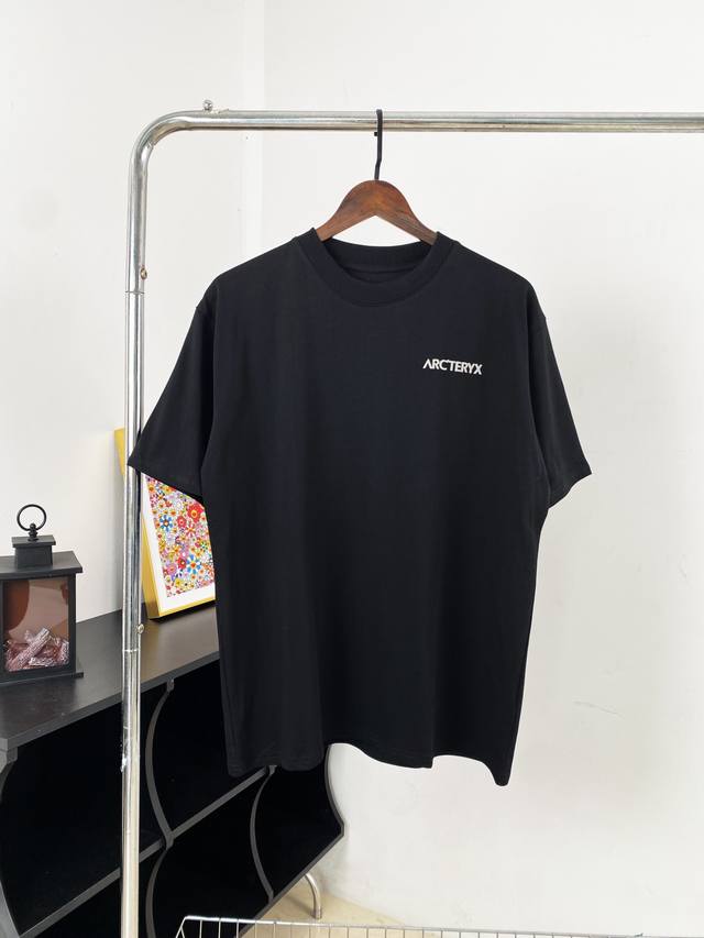 Ayc Teryx Arc'teryx Fw short-sleeved T-shirt with bird letter logo and heavy-dut