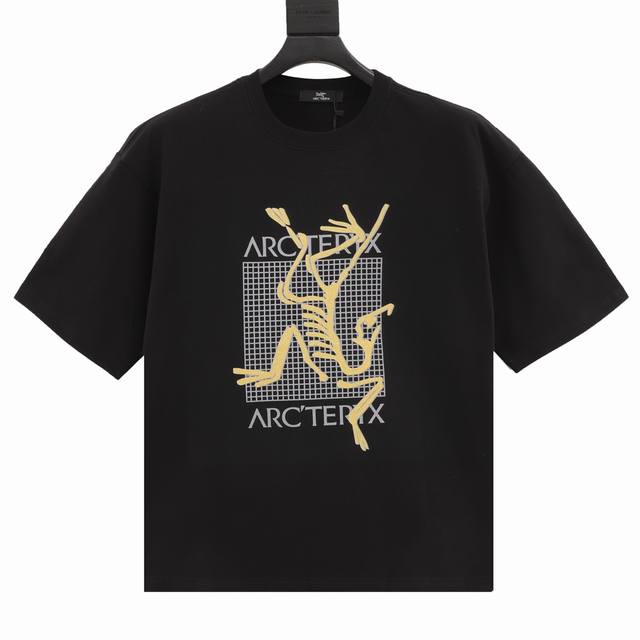 Arcteryx Arc'teryx hand-painted Logo round neck short-sleeved T-shirt - Fabric: